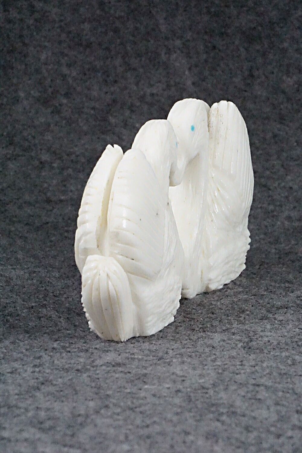 Swan Zuni Fetish Carving - Kevin Quam