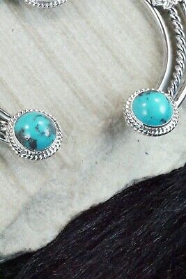 Turquoise, Spiny Oyster and Sterling Silver Pendant - Derrick Gordon