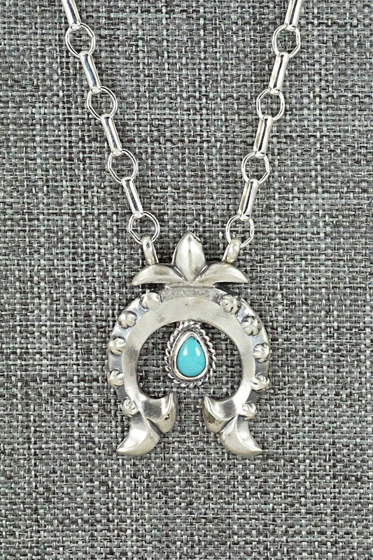 Turquoise & Sterling Silver Necklace - Annie Spencer