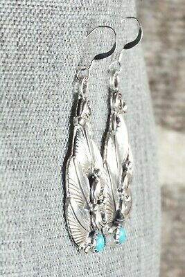 Turquoise & Sterling Silver Earrings - Darrell Morgan