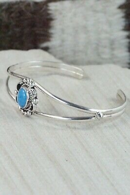 Navajo Turquoise & Sterling Silver Bracelet - Jan Mariano