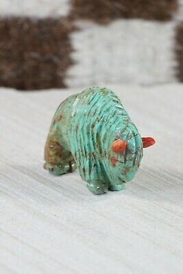 Buffalo Zuni Fetish Carving - Andres Quandelacy