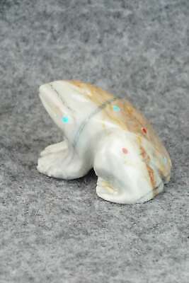 Frog Zuni Fetish Carving - Todd Lowsayatee
