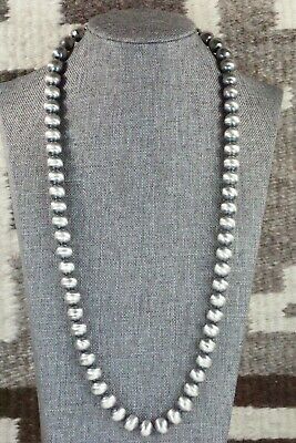 Sterling Silver Navajo Pearl Necklace - Jan Mariano