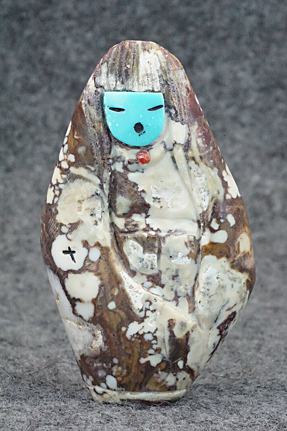 Corn Maiden Zuni Fetish Carving - Sandra Quandelacy