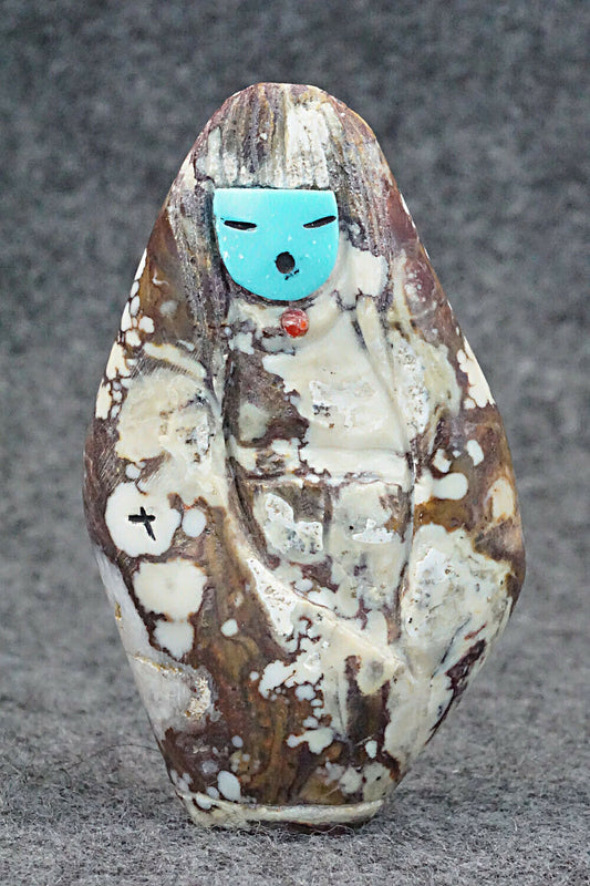 Corn Maiden Zuni Fetish Carving - Sandra Quandelacy