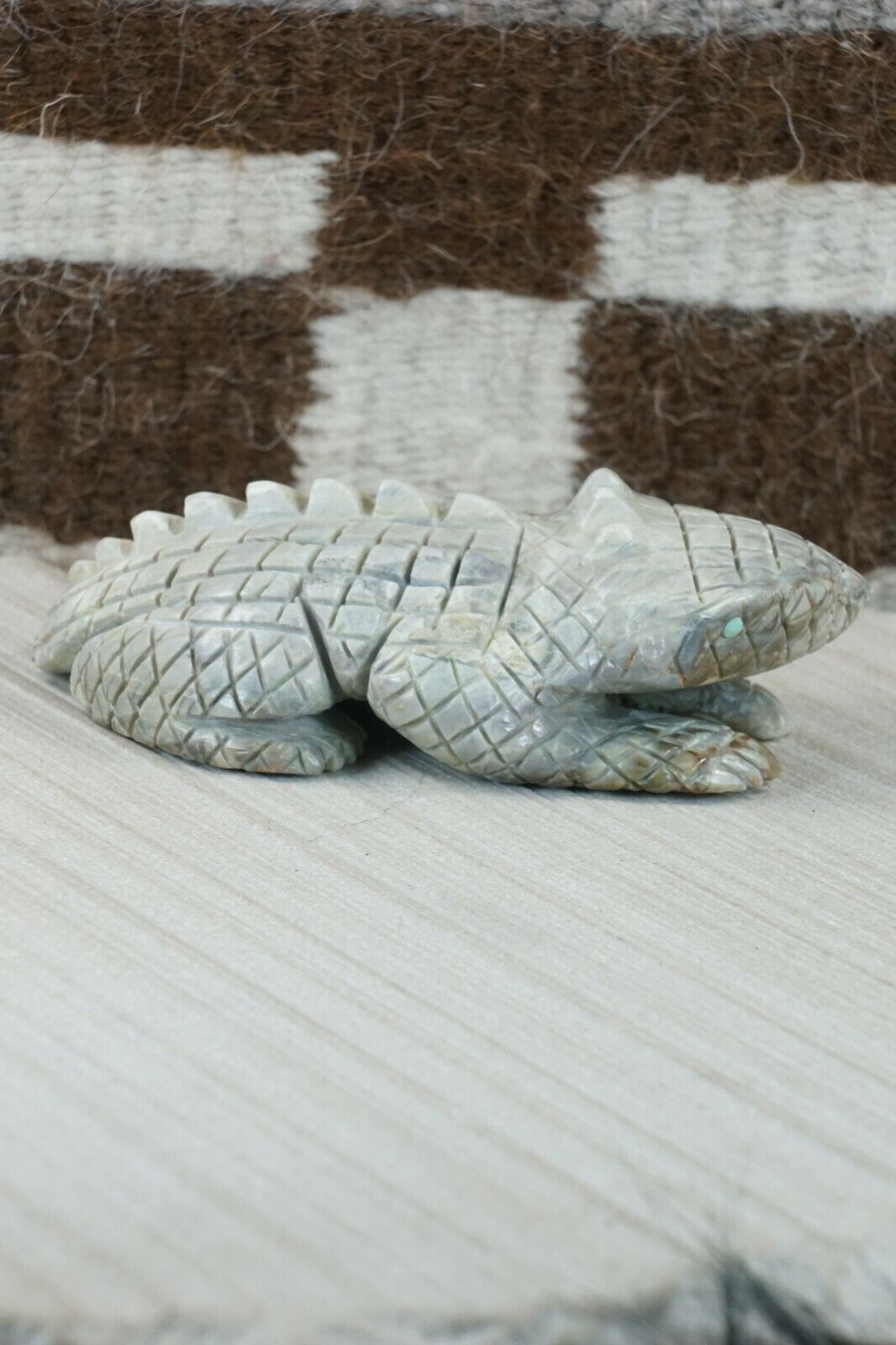 Horned Toad Zuni Fetish Carving - Jonas Hastito
