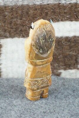 Buffalo Dancer Zuni Fetish Carving - Faye Quandelacy