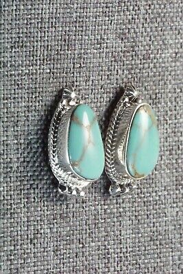 Turquoise & Sterling Silver Earrings - Louise Joe