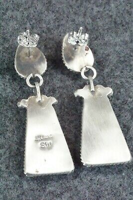 Turquoise & Sterling Silver Earrings - Selina Warner - High Lonesome Trading