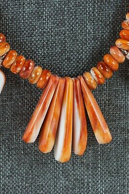 Santo Domingo Spiny Oyster Necklace - Lupe Lovato