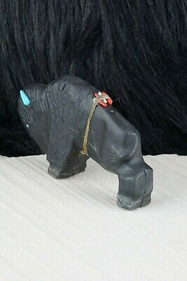 Buffalo Zuni Fetish Carving - Kevin Quam - High Lonesome Trading
