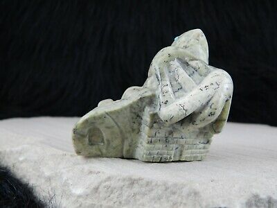 Frog Zuni Fetish Carving - Evan Cachini - High Lonesome Trading