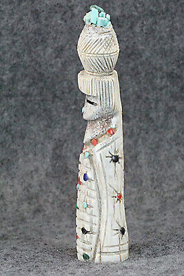 Corn Maiden Zuni Fetish Carving - Carl Etsate