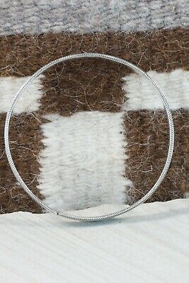 Zuni Turquoise & Sterling Silver Bangle Cuff - Claudine Haloo