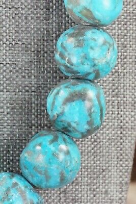 Turquoise & Sterling Silver Necklace - Joe Garcia