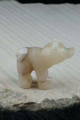 Bear Zuni Fetish Carving - Keith Beyuka - High Lonesome Trading