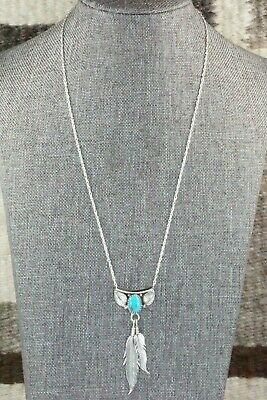 Turquoise & Sterling Silver Necklace - Sharon McCarthy