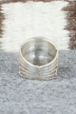 White Buffalo & Sterling Silver Ring - Andrew Enrico - Size 7.25