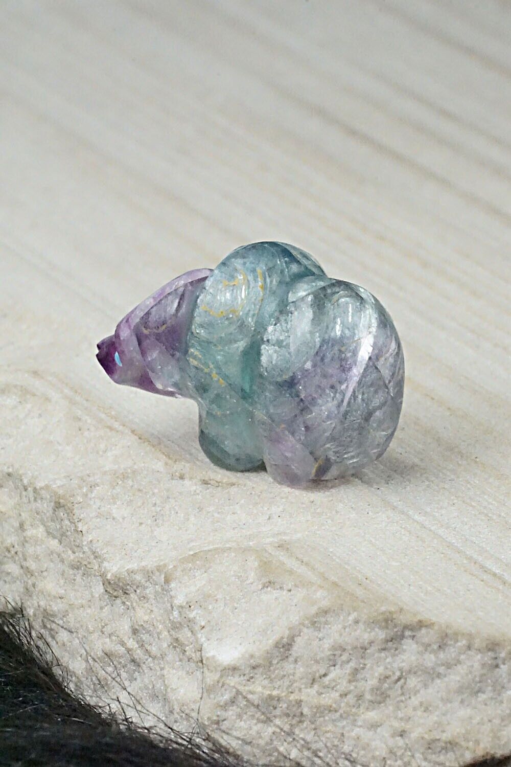 Bear Zuni Fetish Carving - Ed Lementino
