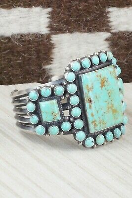 Turquoise & Sterling Silver Bracelet - Anthony Skeets