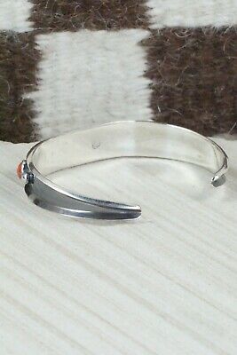 Turquoise, Coral & Sterling Silver Bracelet - Paul Largo