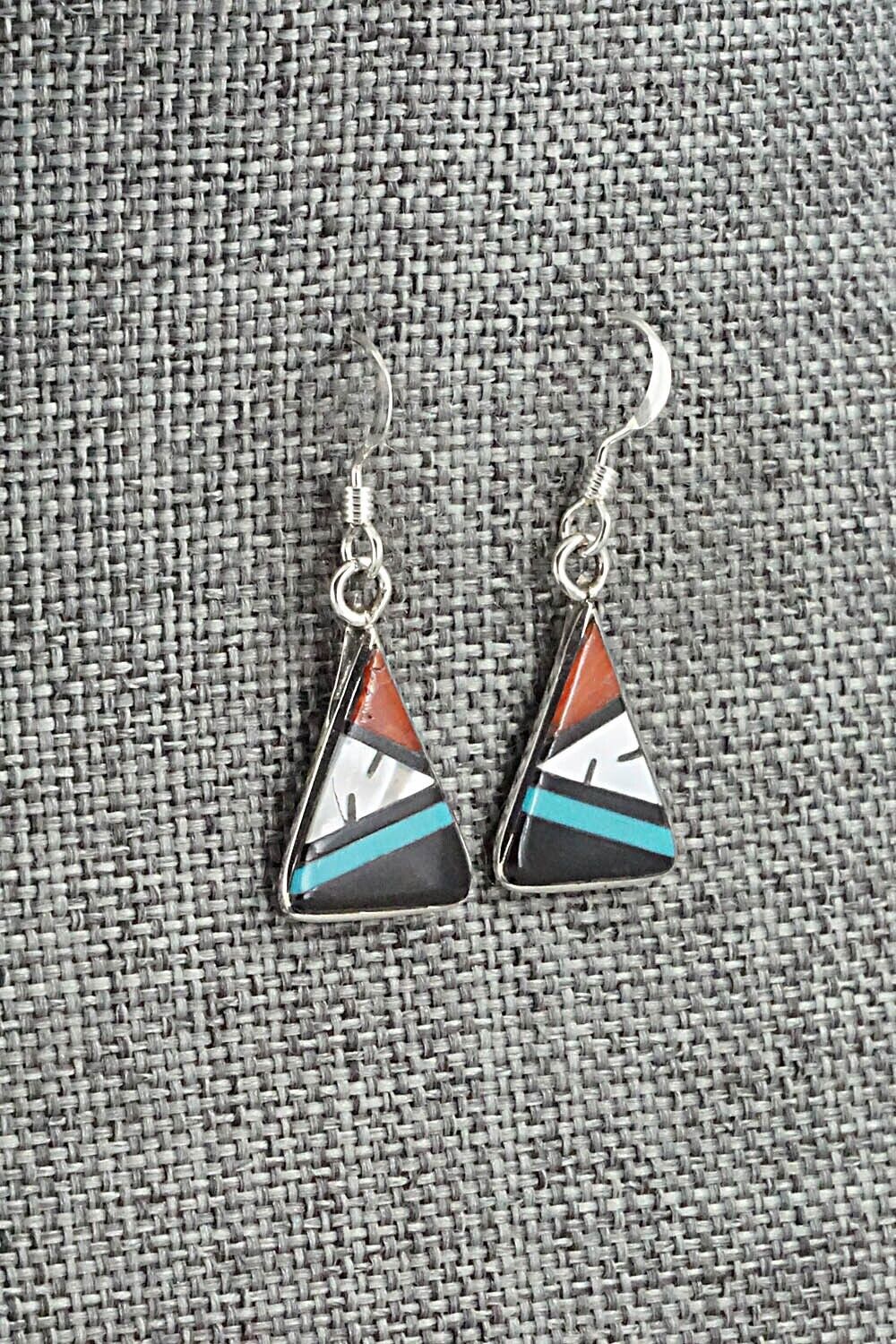 Multi Stone & Sterling Silver Earrings - Rhianna Kallestewa