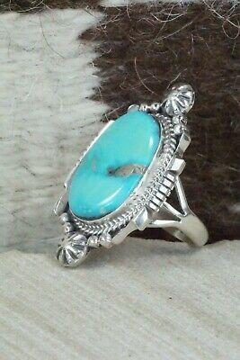 Turquoise & Sterling Silver Ring - Daniel Benally - Size 7 - High Lonesome Trading