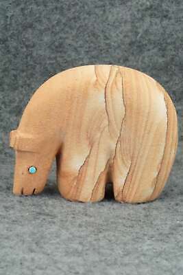 Bear Zuni Fetish Carving - Ronnie Lunasee