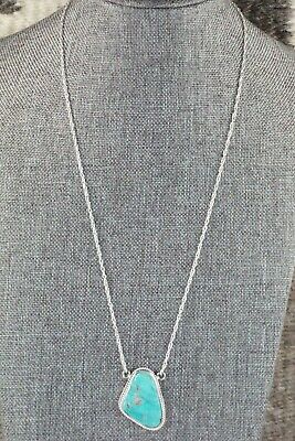 Navajo Turquoise & Sterling Silver Necklace - Annie Spencer