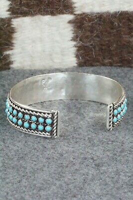 Turquoise & Sterling Silver Bracelet - Falencia Yazzie