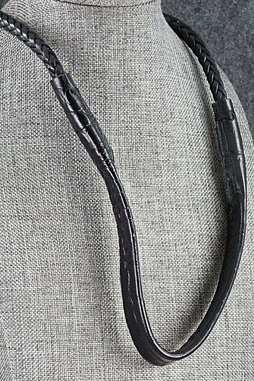 Turquoise & Sterling Silver Bolo Tie - Jaz Wilson