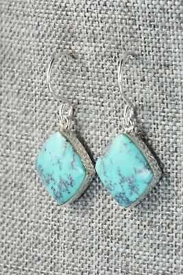 Turquoise & Sterling Silver Earrings - Cathy Webster