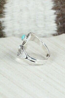 Turquoise & Sterling Silver Ring - Genevieve Francisco - Size 6