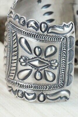 Navajo Sterling Silver Bracelet - Eugene Charley