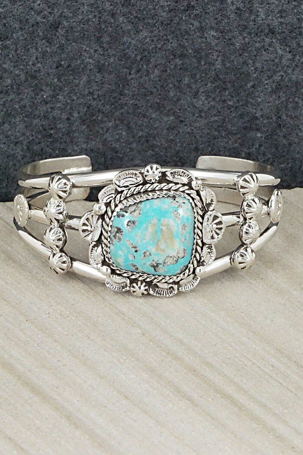 Turquoise & Sterling Silver Bracelet - Jimmy Garcia Jr.