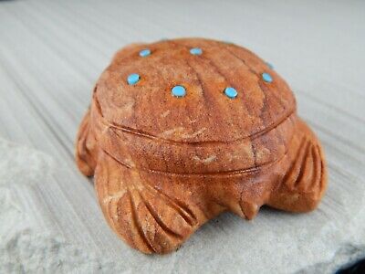 Turtle - Zuni Fetish - Louise Ponchuella - Zuni Turtle Carving - Native American - High Lonesome Trading