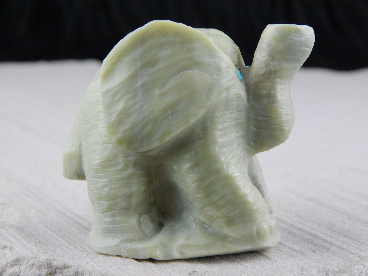 Elephant Zuni Fetish Carving - Carlton Kaamasee - High Lonesome Trading