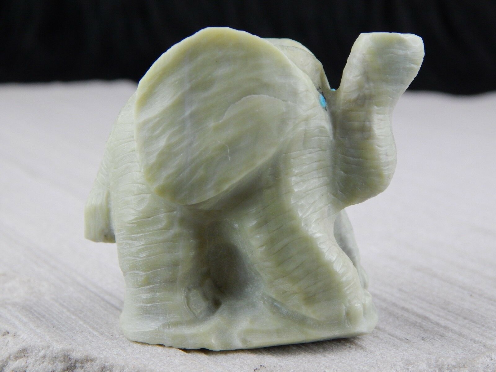 Elephant Zuni Fetish Carving - Carlton Kaamasee - High Lonesome Trading