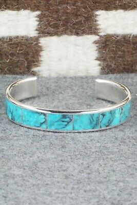 Turquoise & Sterling Silver Bracelet - Larry Loretto