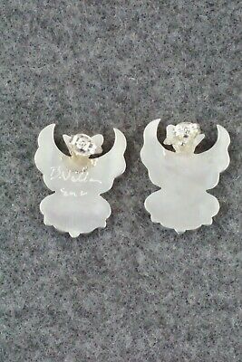 Multi Stone Inlay & Sterling Silver Earrings - Breon Wallace