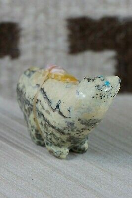 Wolf Zuni Fetish Carving - Delvin Leekya - High Lonesome Trading