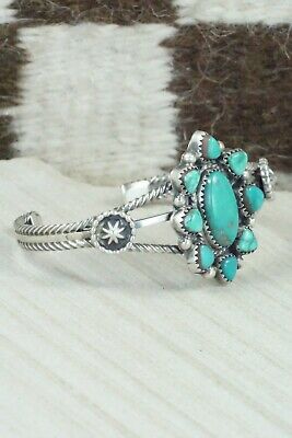 Turquoise & Sterling Silver Bracelet - Roberta Begay