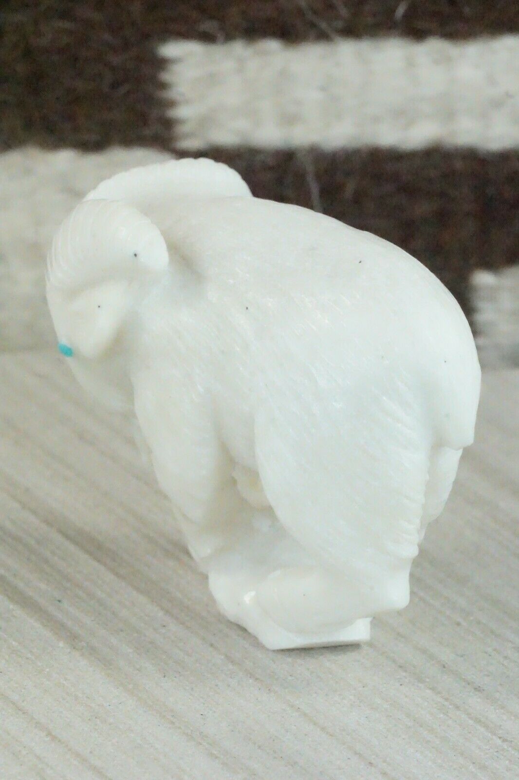 Goat Zuni Fetish Carving - Derrick Kaamasee