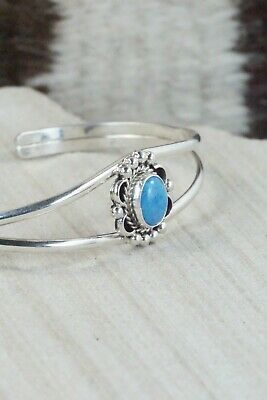 Navajo Turquoise & Sterling Silver Bracelet - Jan Mariano