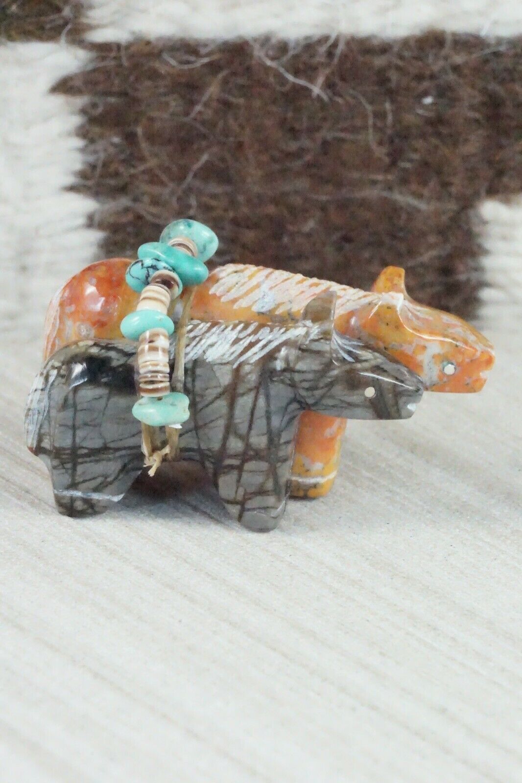 Horse Zuni Fetish Carving - Daisy Natewa - High Lonesome Trading