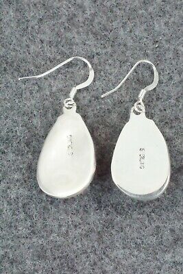 Spiny Oyster & Sterling Silver Earrings - Native American