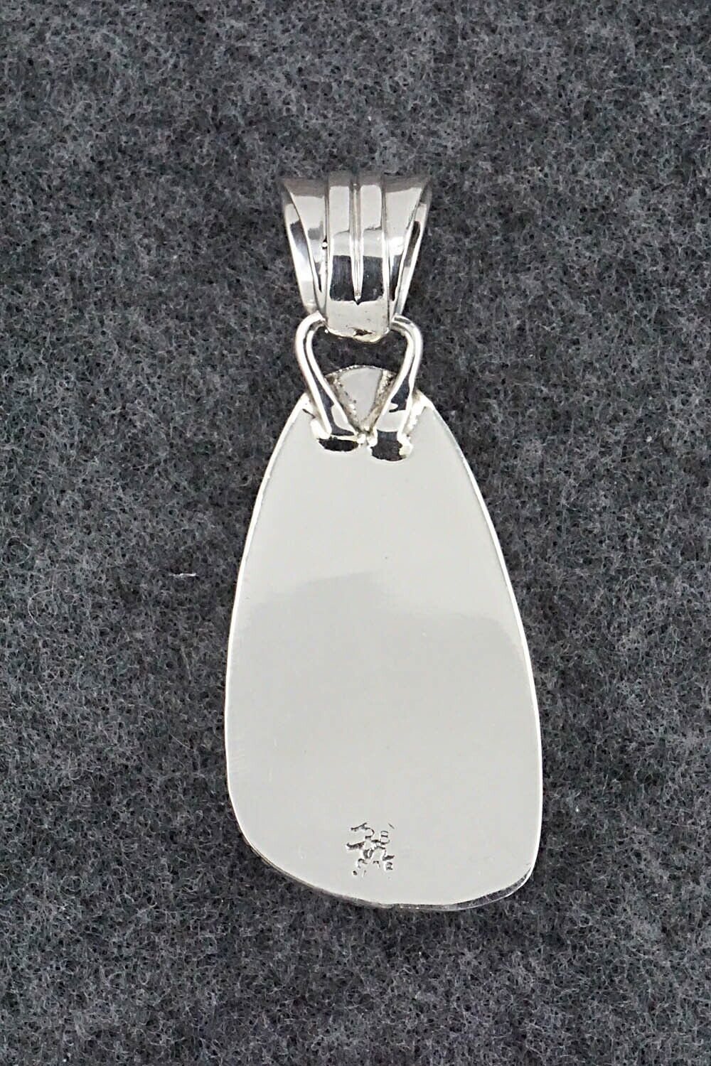 Turquoise and Sterling Silver Pendant - Sharon McCarthy
