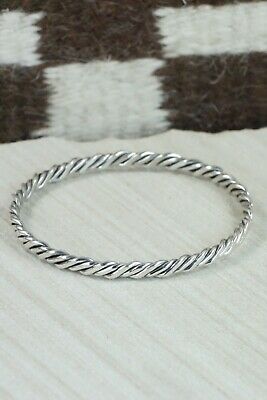 Sterling Silver Bangle - Elaine Tahe
