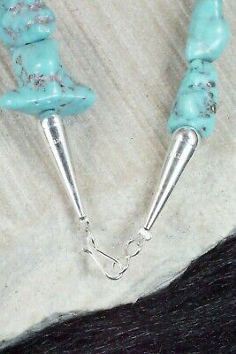 Turquoise & Sterling Silver Necklace - Navajo